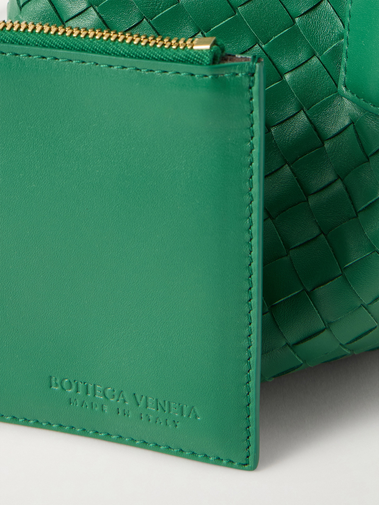 Pinacoteca Small Intrecciato Leather Tote