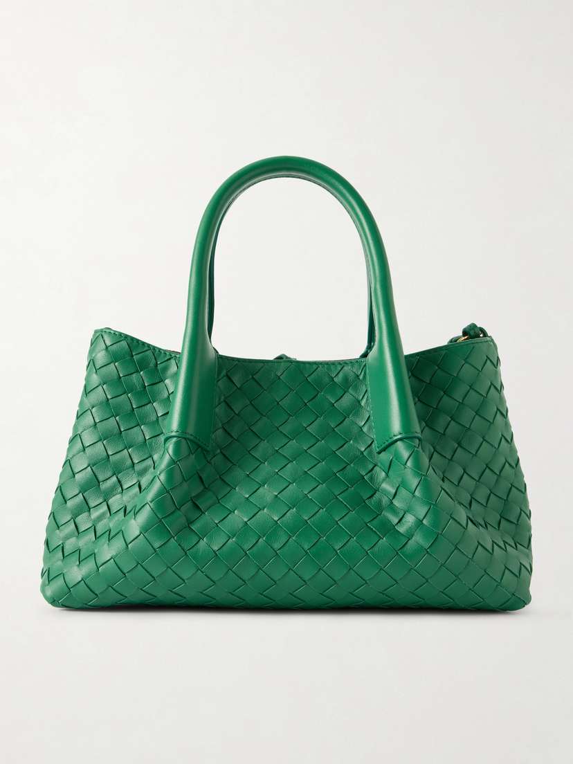 Bottega Veneta Pinacoteca Small Intrecciato Leather Tote