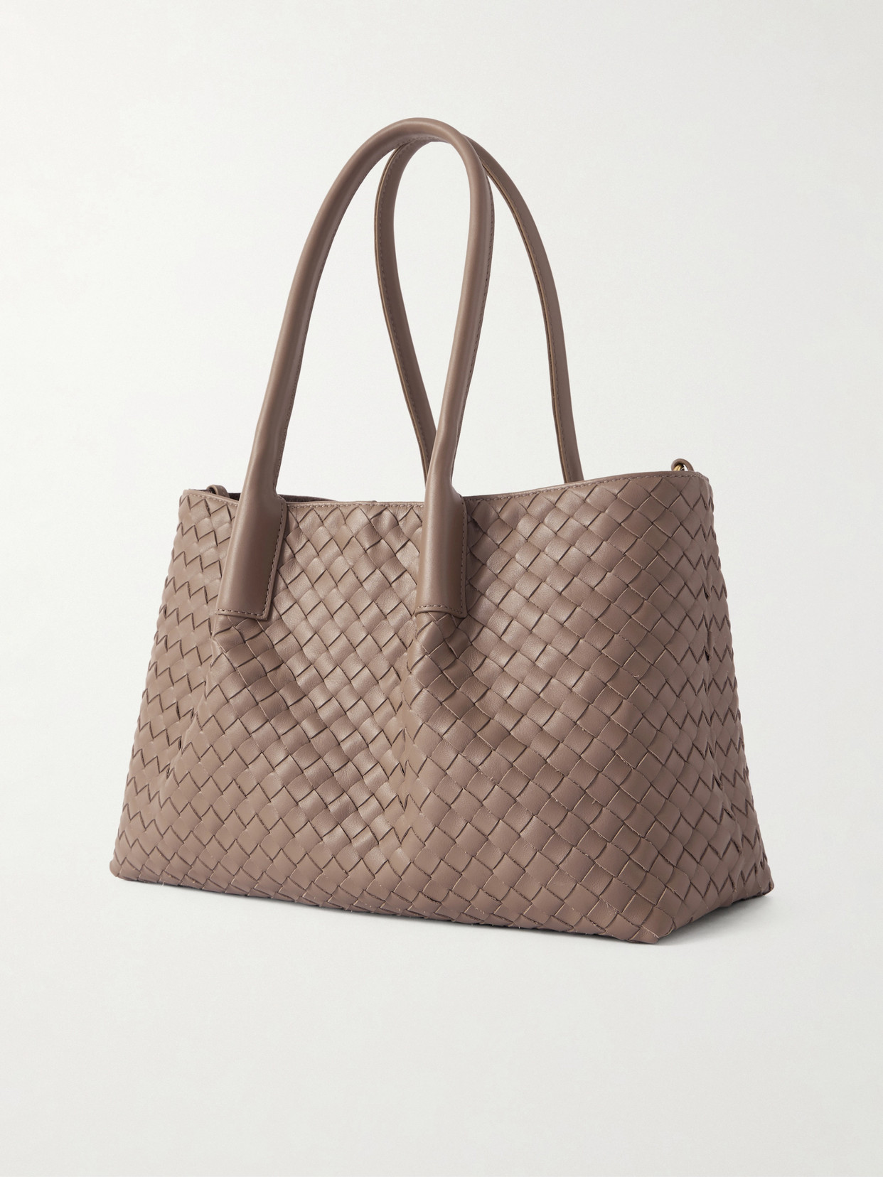 Pinacoteca Small Intrecciato Leather Tote