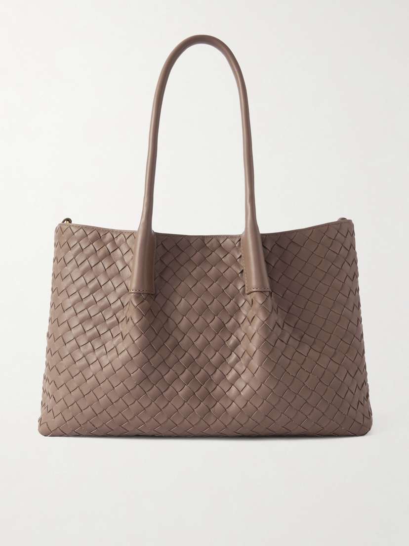 Bottega Veneta Pinacoteca Small Intrecciato Leather Tote