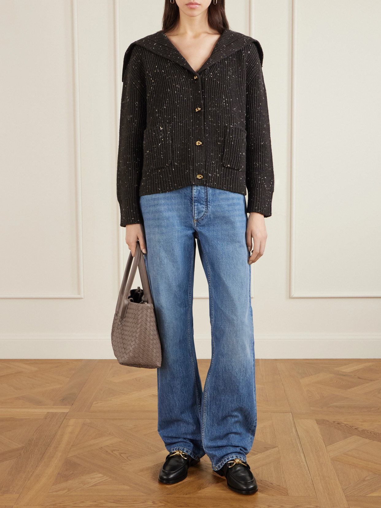Pinacoteca Small Intrecciato Leather Tote