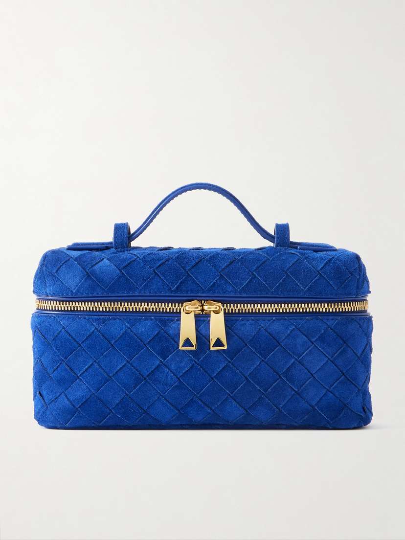 Bottega Veneta Bang Bang Intrecciato Suede Tote