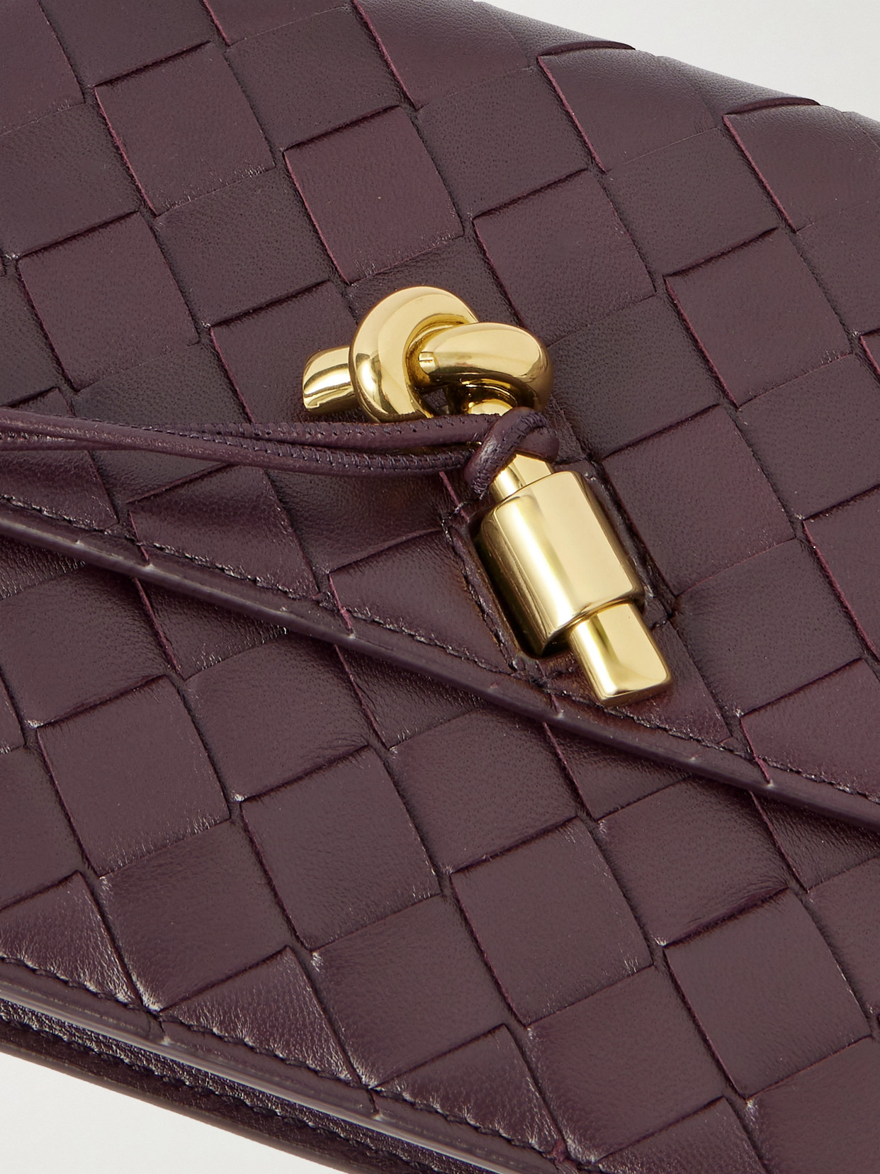 Bottega Veneta Intrecciato Leather Pouch In Multi