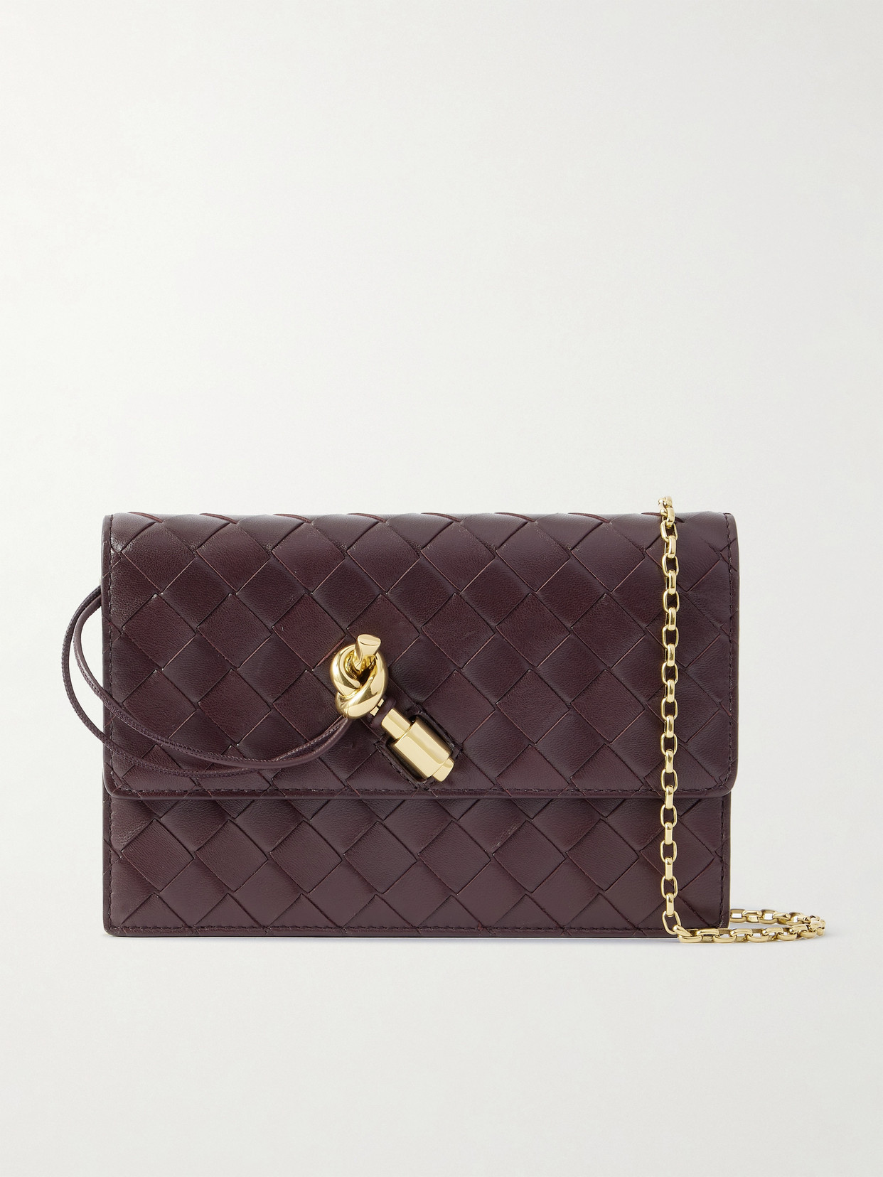 Bottega Veneta Intrecciato Leather Pouch In Multi