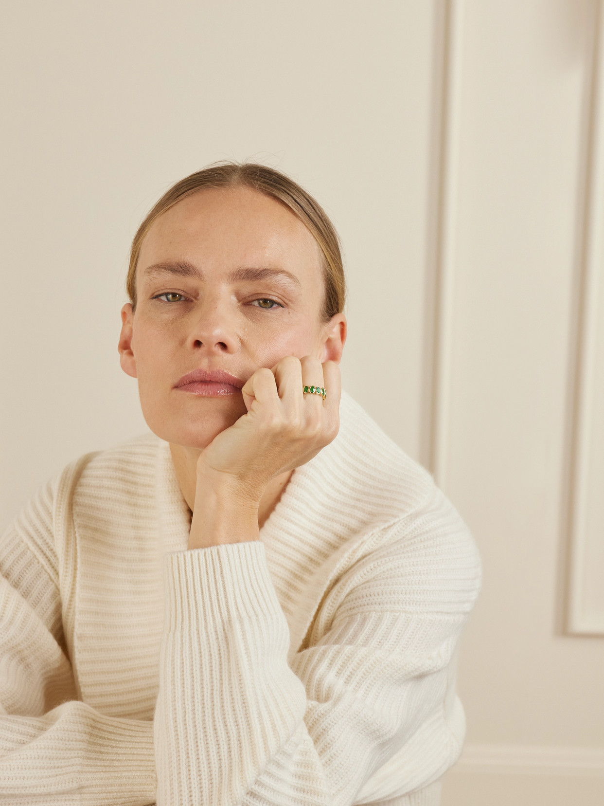 Shay 18-karat Gold, Emerald And Diamond Ring In Gold