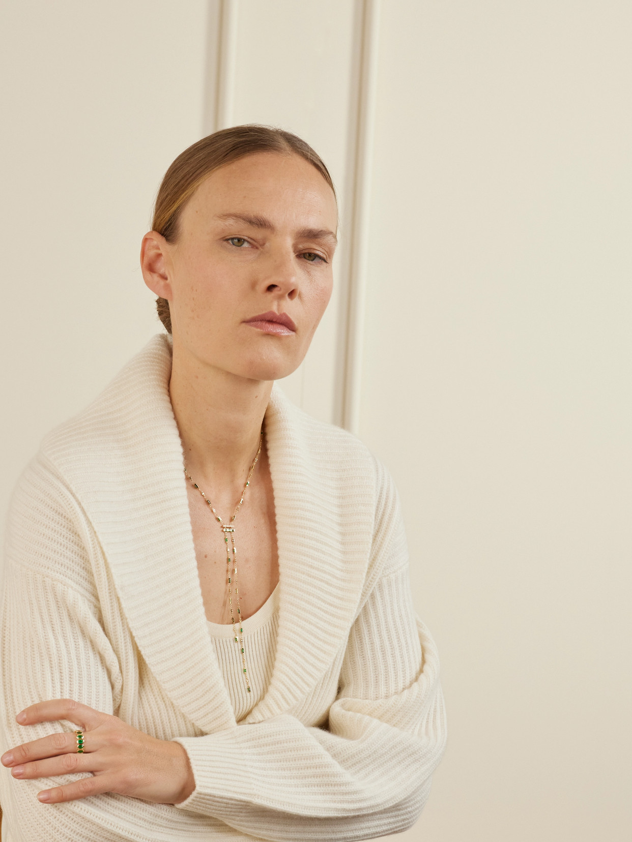 Shay 18-karat Gold, Emerald And Diamond Ring In Gold