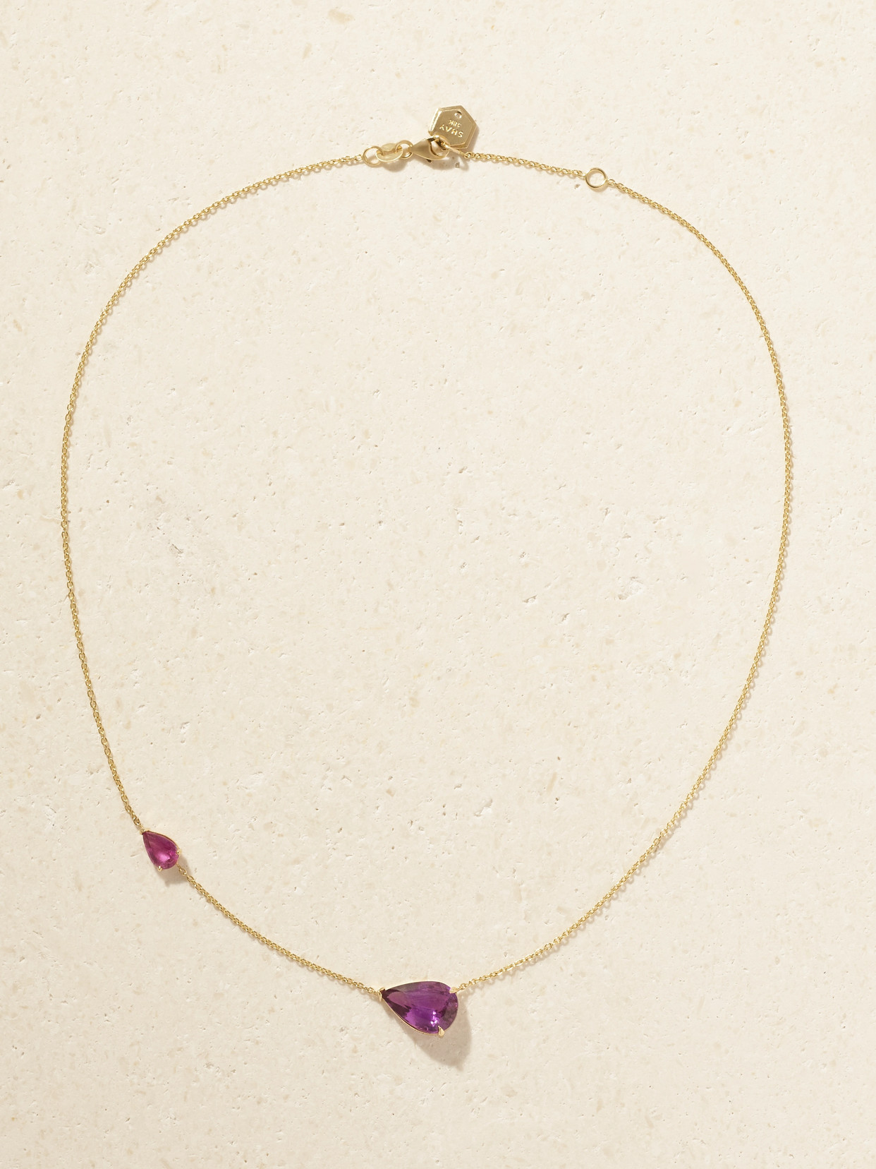 Shay 18-karat Gold, Sapphire And Diamond Necklace