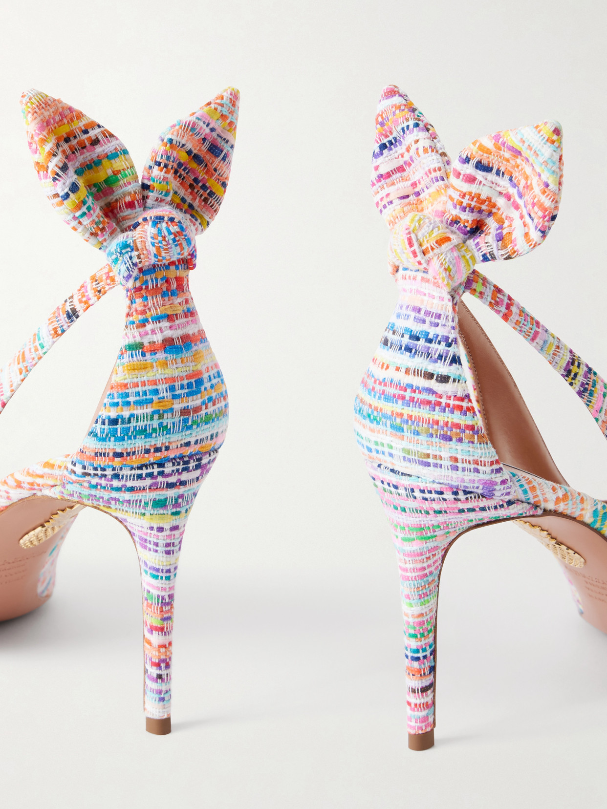 Tie 85 Embellished Tweed Pumps