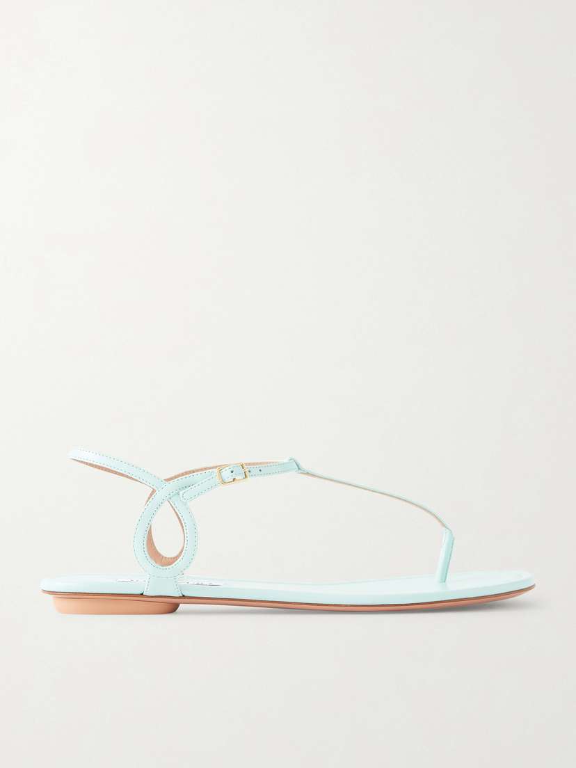 Aquazzura Almost Bare Leather Sandals