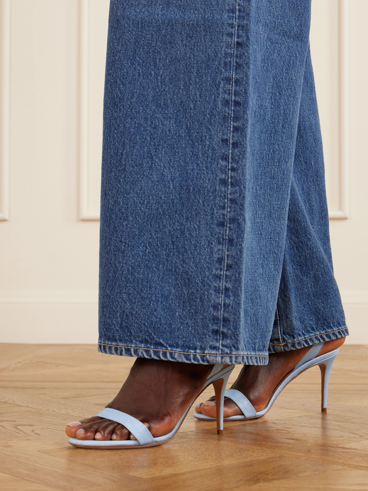 So Nude 85 Raffia Slingback