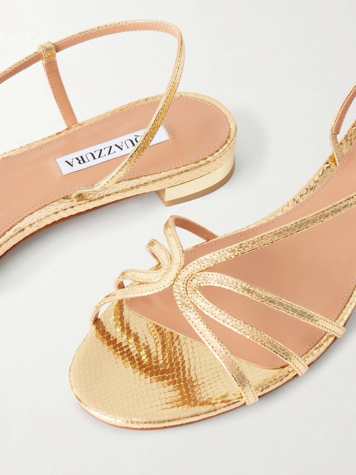 Talk To Me Snake-Effect Slingback