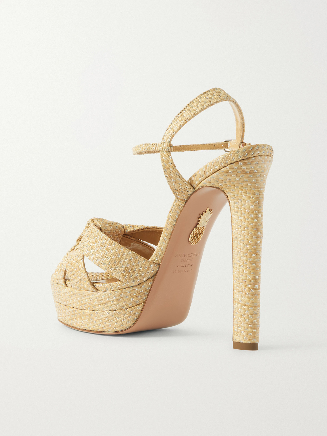 Nina 130 Raffia Platform Sandals