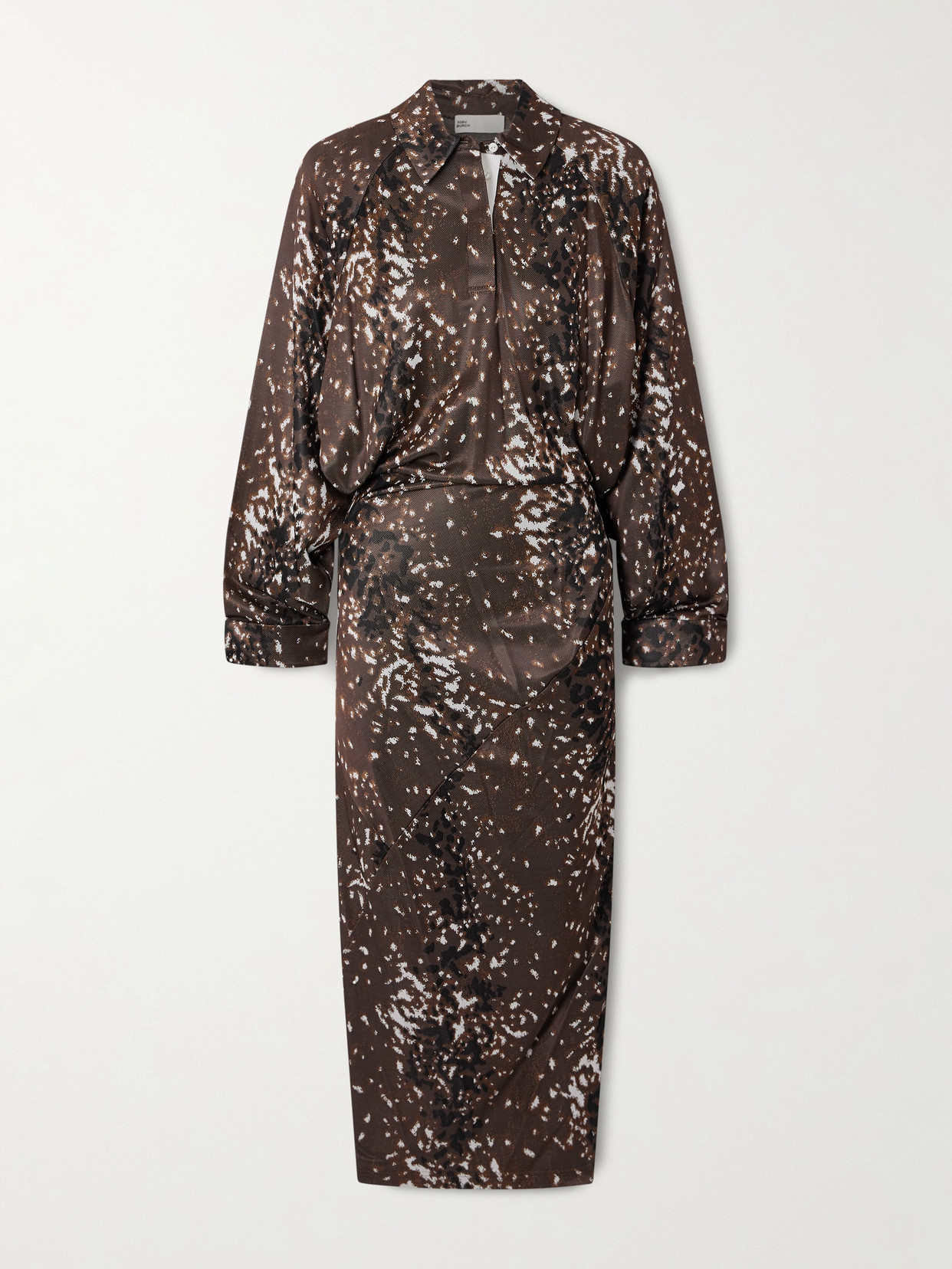 Tory Burch Jacquard Midi Dress In Multi