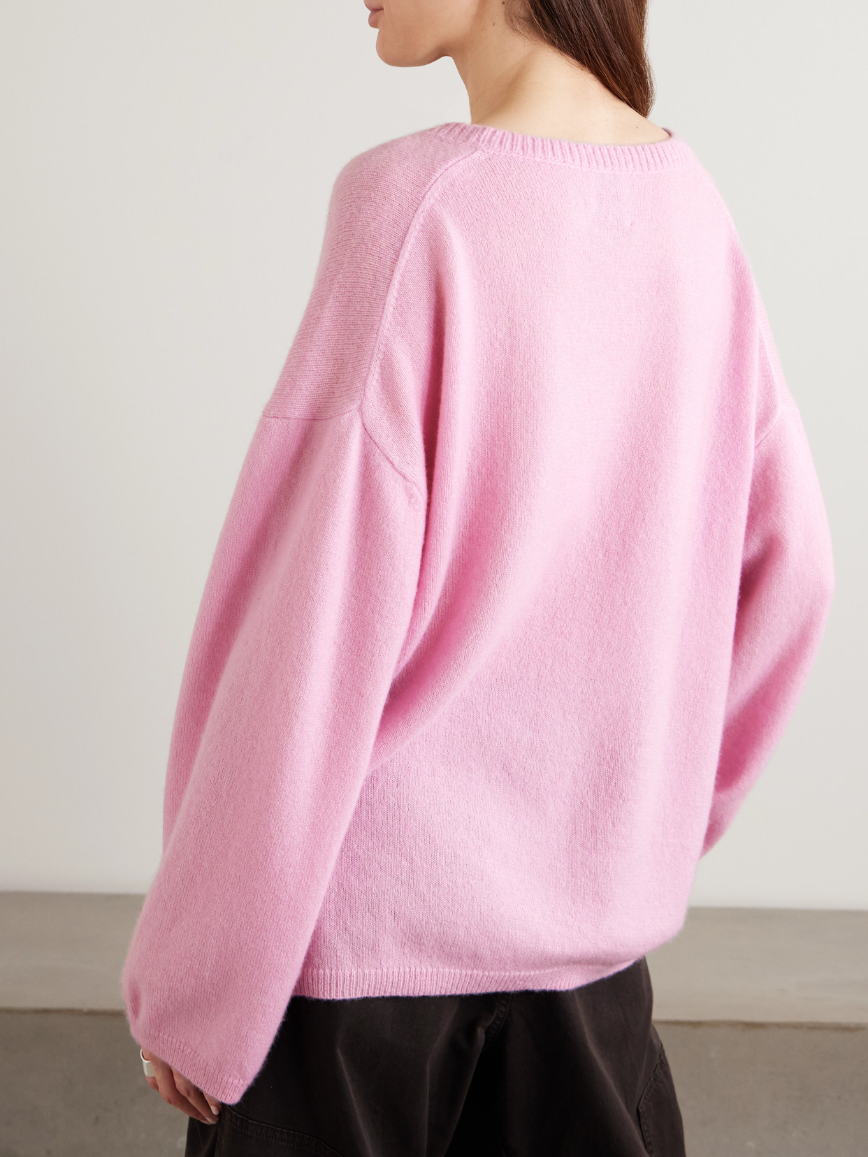 Oversized Cashmere And Silk-Blend Sweater