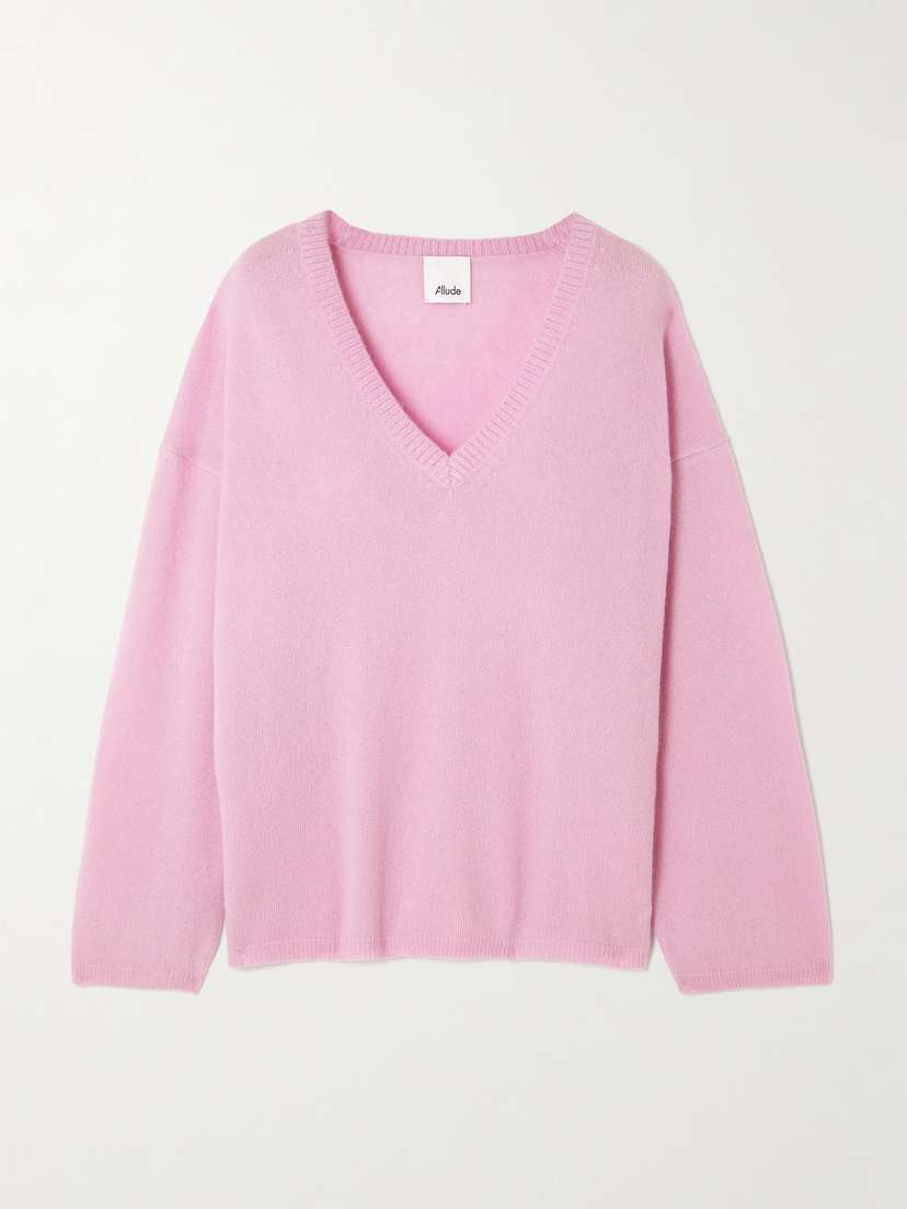 Allude Oversized Cashmere And Silk-blend Sweater