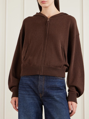 Allude Wool and cashmere-blend hoodie
