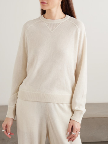 Allude Wool and cashmere-blend sweater