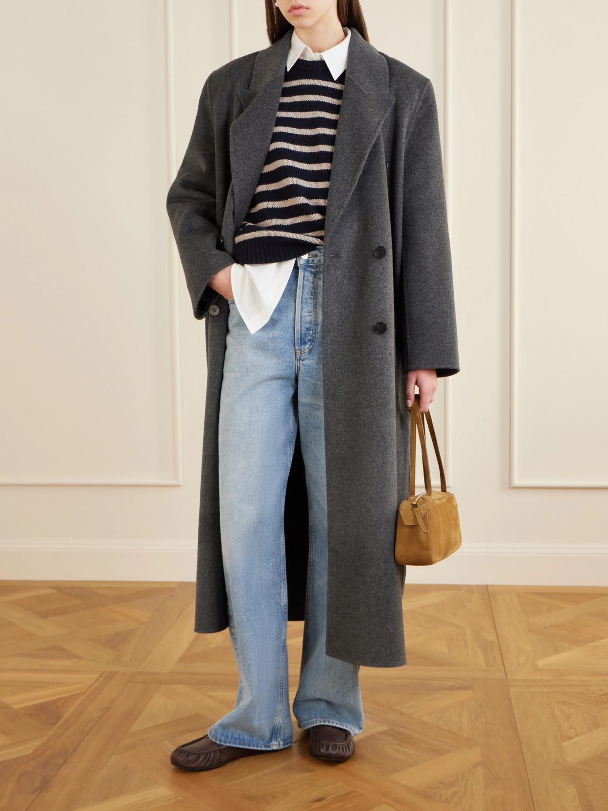 Striped Wool And Cashmere-Blend Sweater