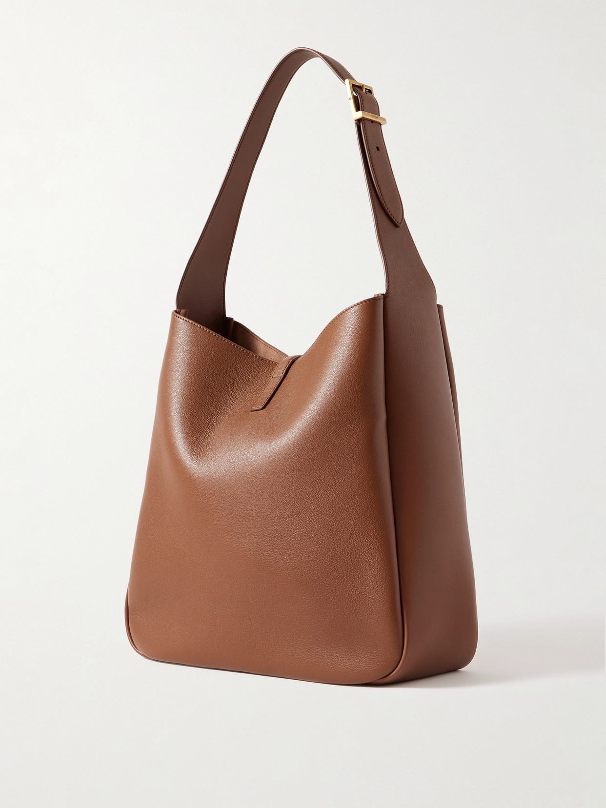 Saint Laurent 7 Large Shoulder Bag In Brown