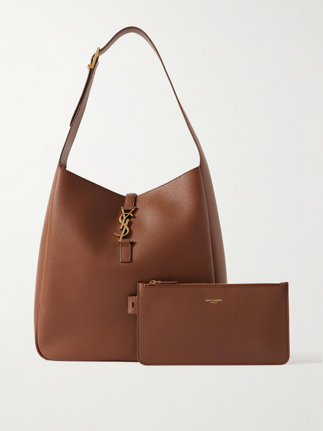 Saint Laurent 7 Large Shoulder Bag In Brown