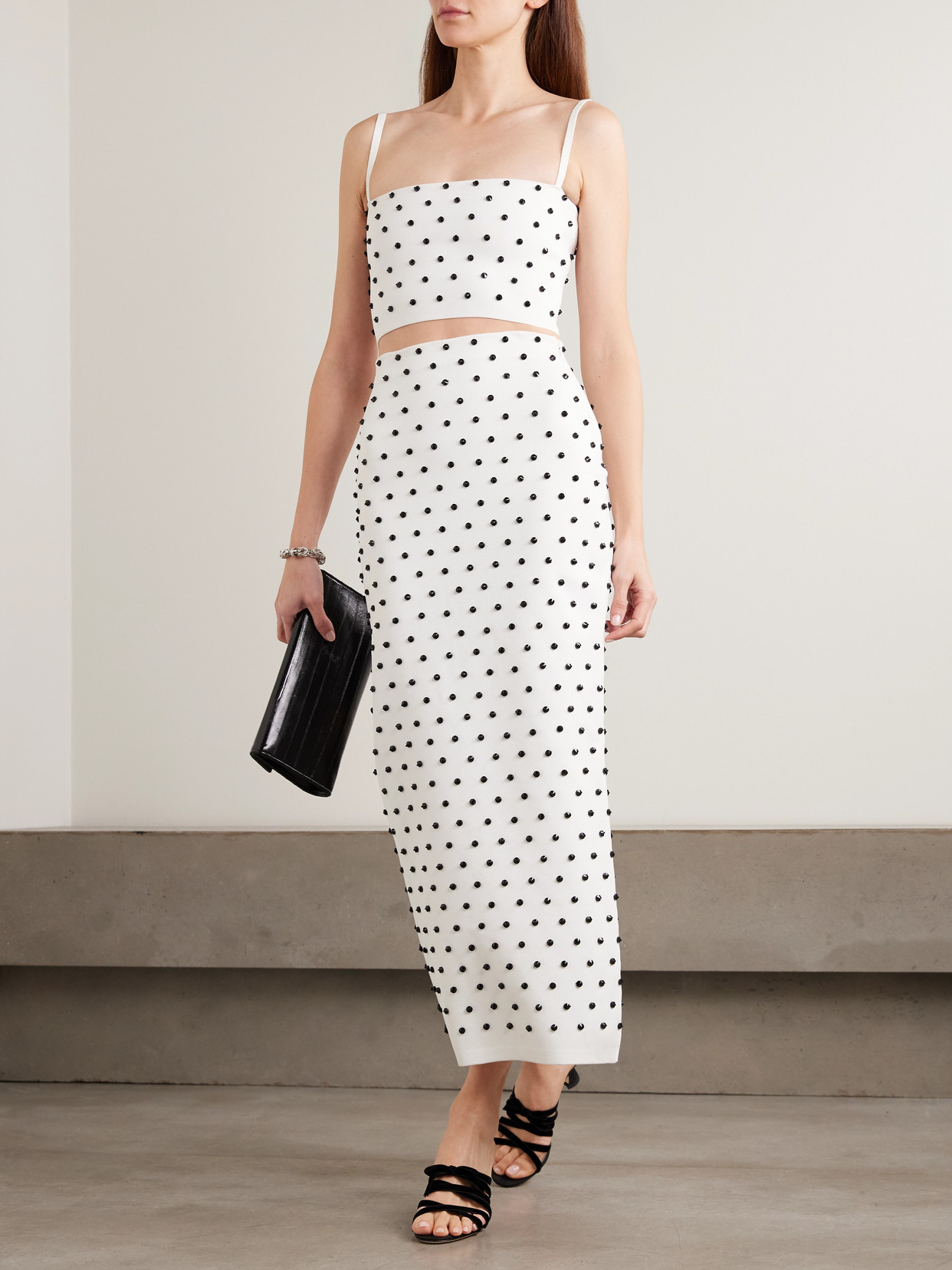 Crystal-Embellished Midi