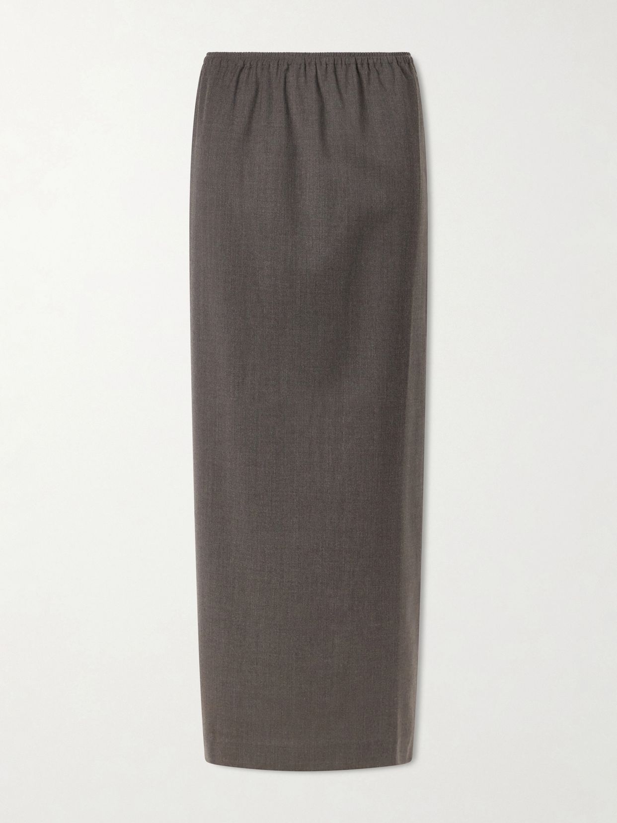 Wool-blend maxi skirt
