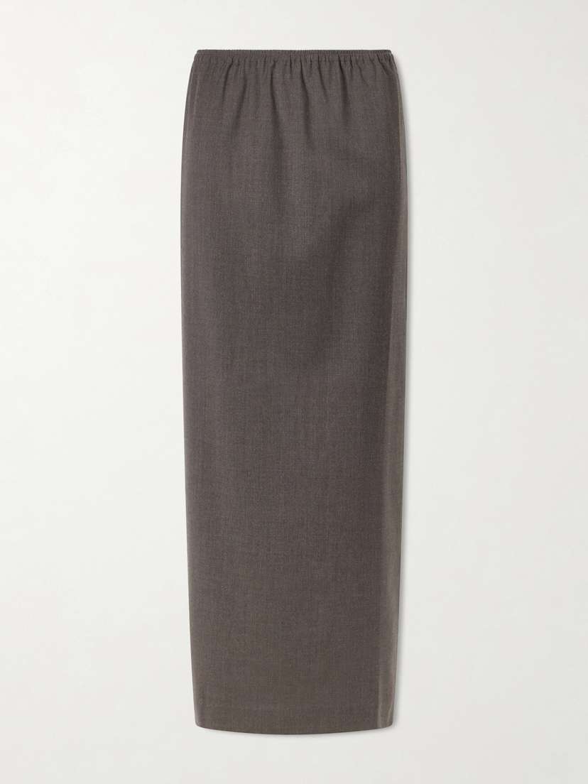 St. Agni Wool-blend Maxi Skirt