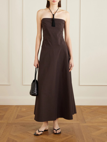 Madewell - Amari Ruched Midi Dress | Plush