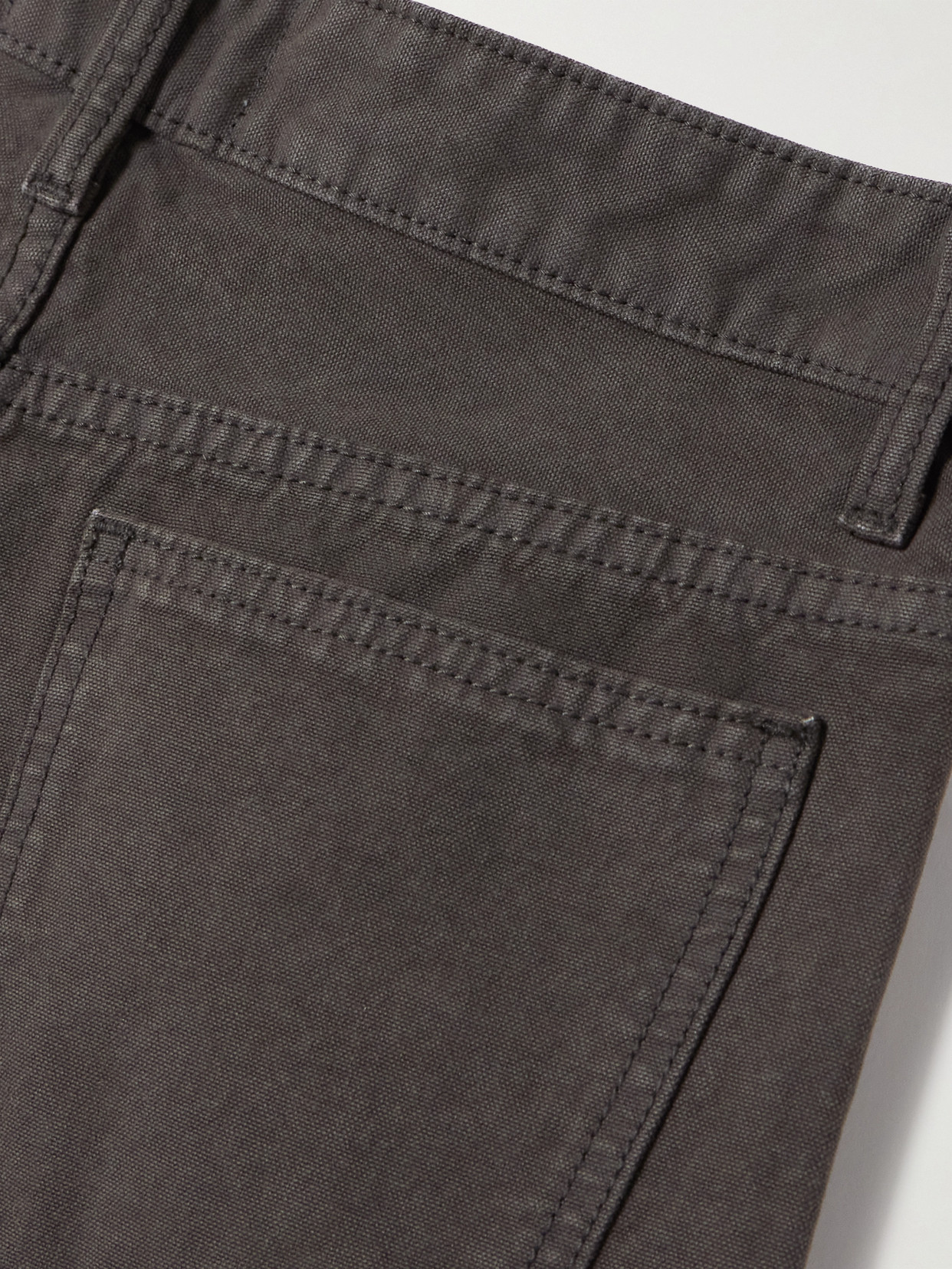 90S Low-Rise Straight-Leg Cotton-Canvas Jeans