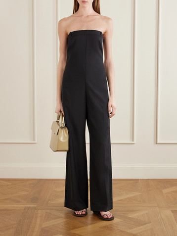 St. Agni Pinstriped woven jumpsuit