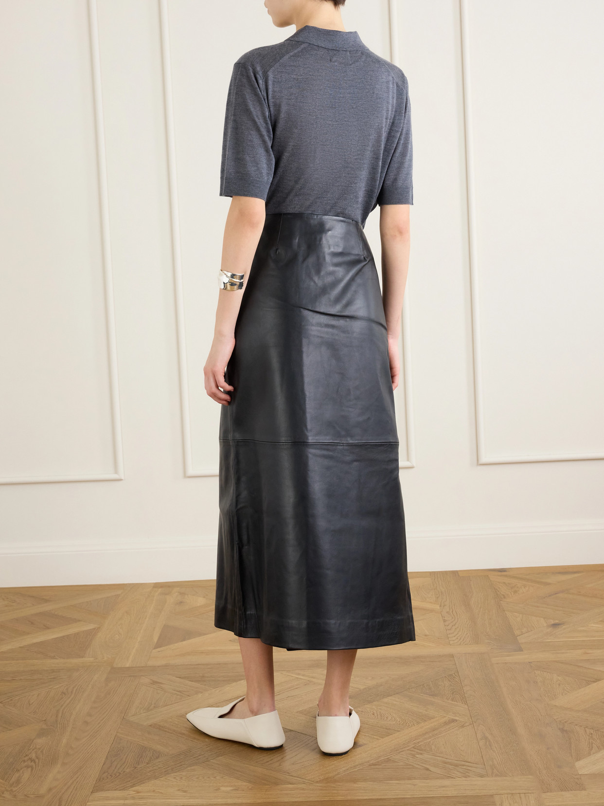 Leather Midi
