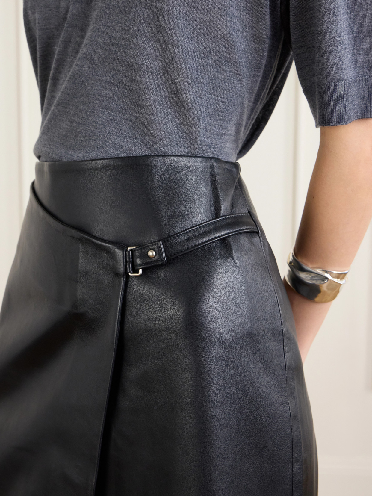 Leather Midi