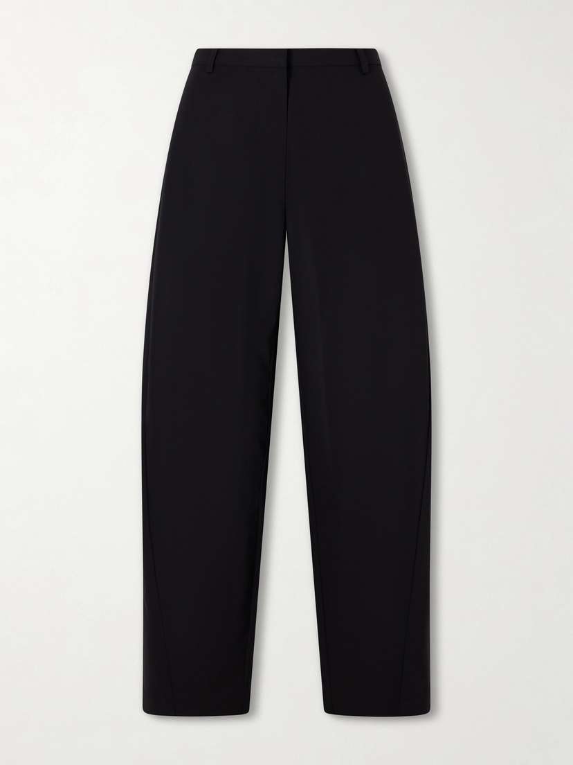St. Agni Wool Barrel-leg Pants