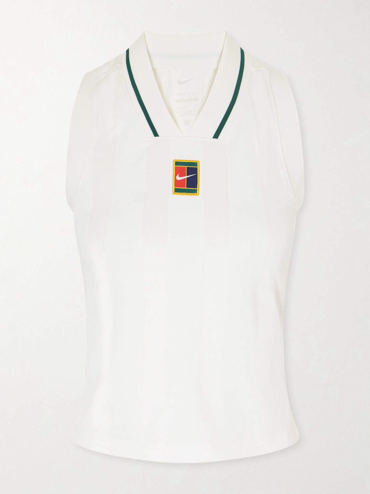 Striped Jersey Tennis Tank