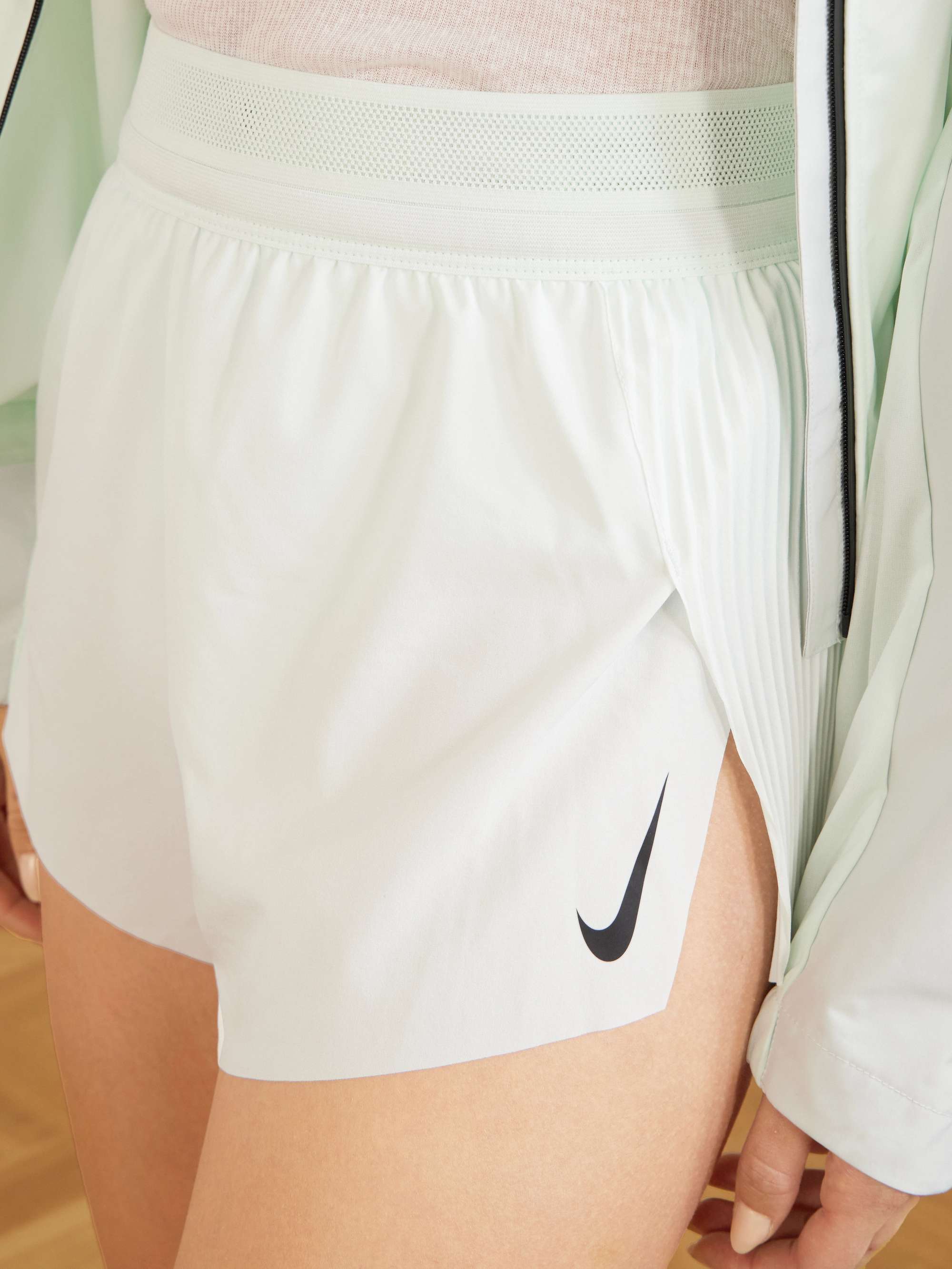 NIKE Aeroswift printed plissé Dri-FIT ADV shorts | NET-A-PORTER