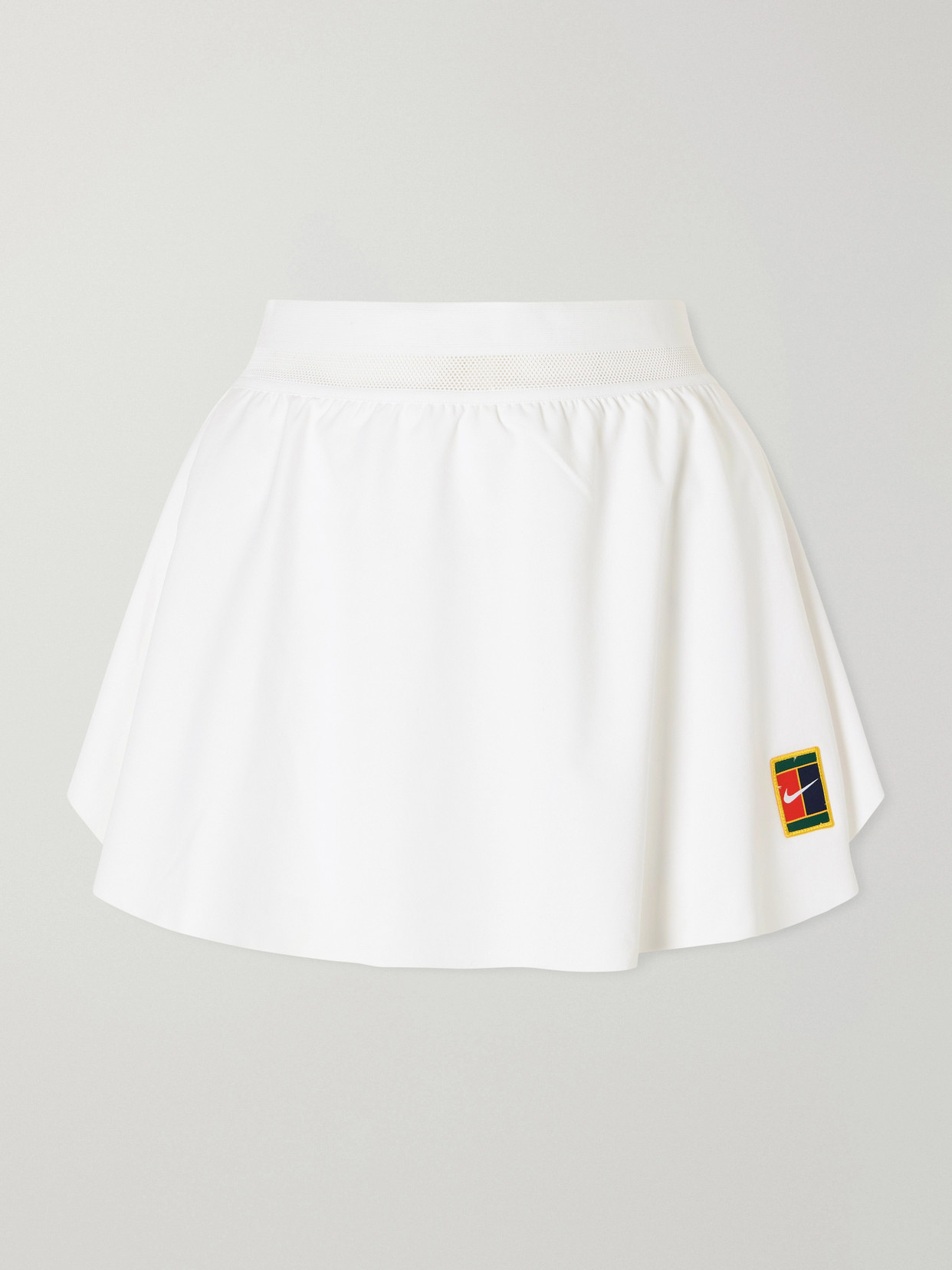Pleated Jersey Tennis Skirt