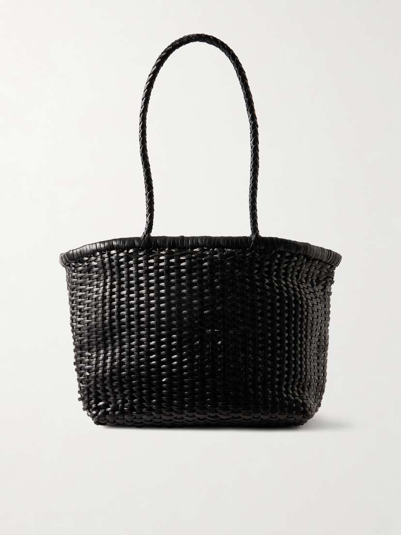 Dragon Diffusion B Weave Small Woven Leather Tote