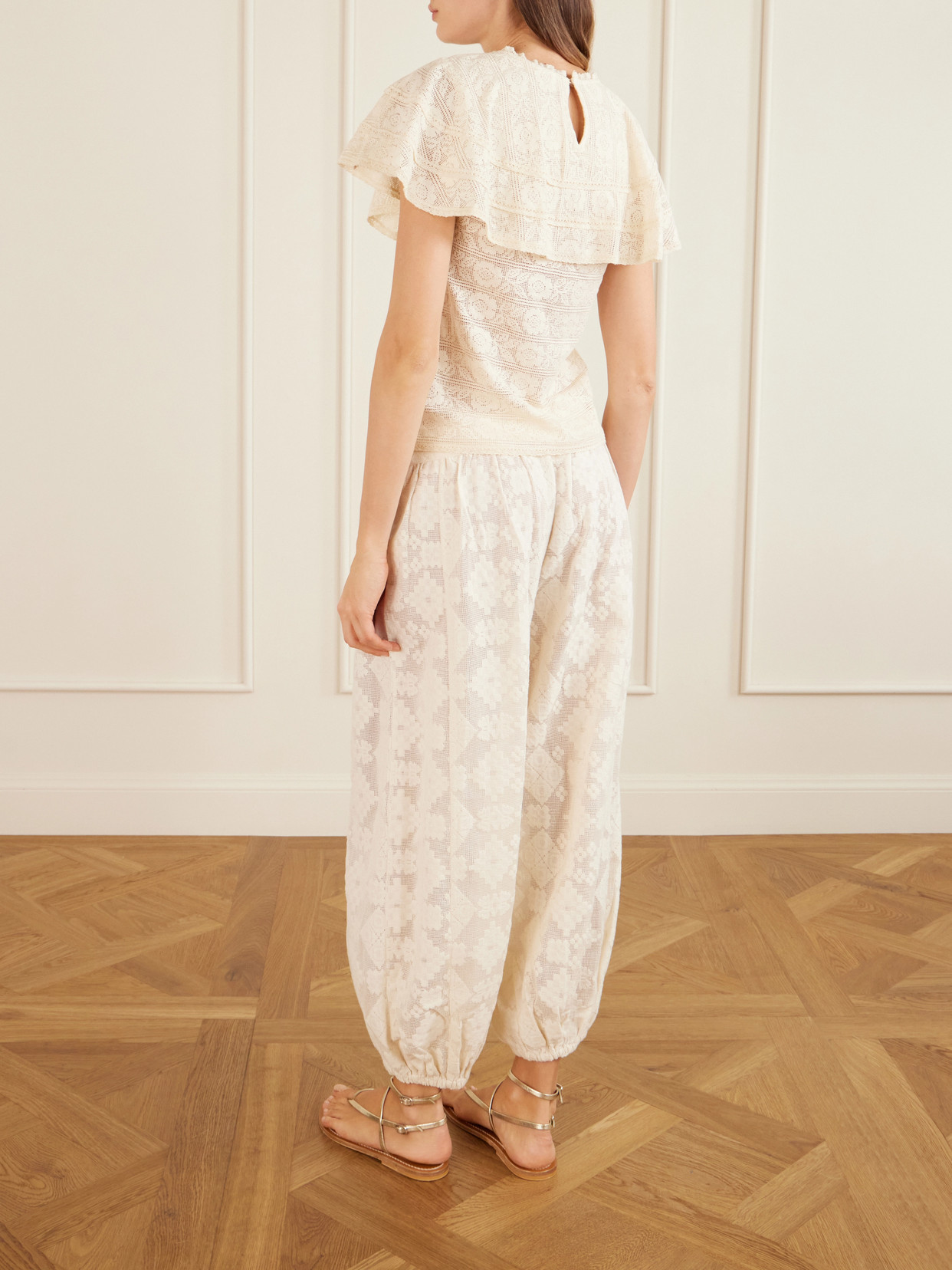 Elsie Daisy Cotton-Lace Blouse