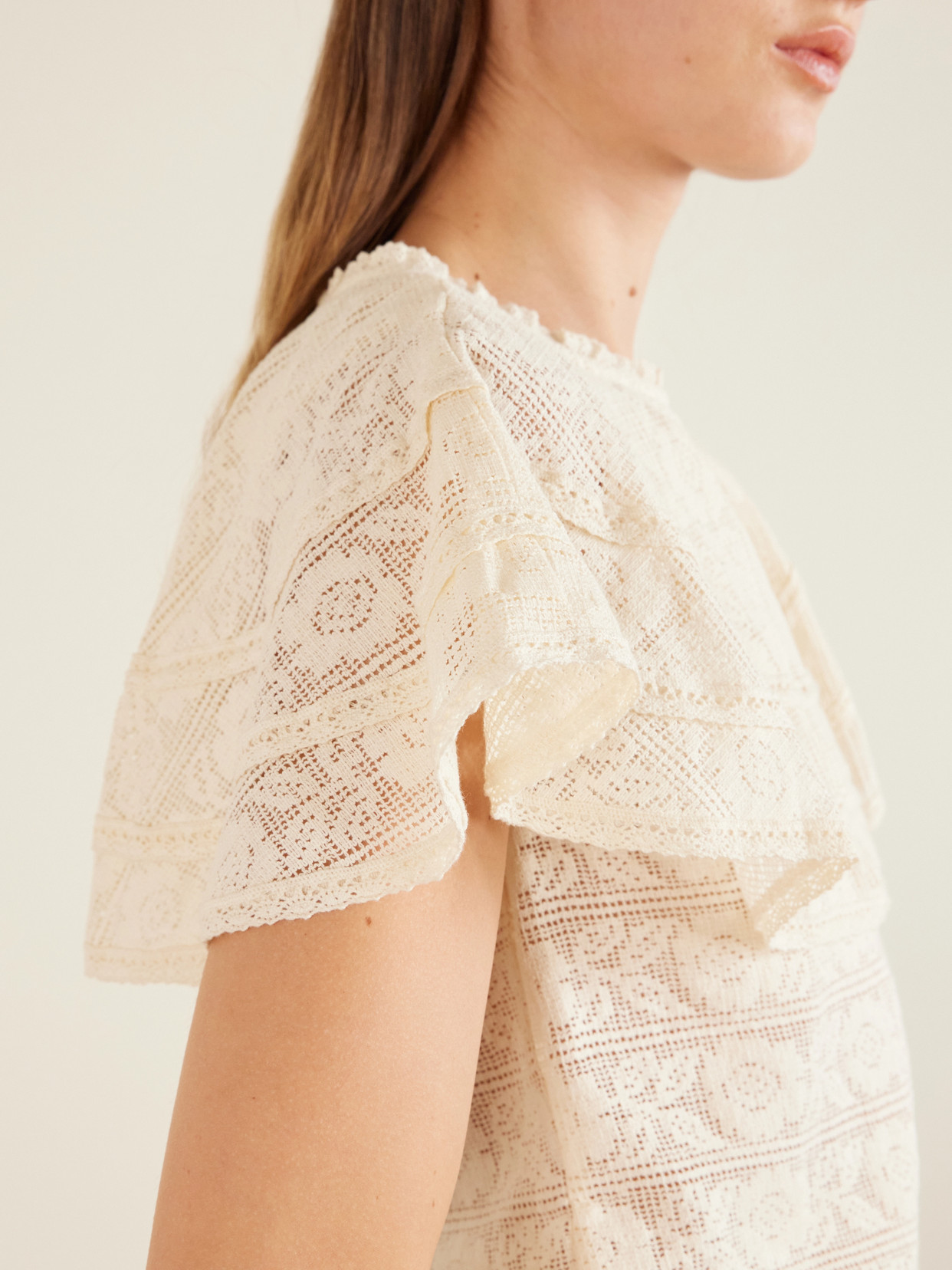 Elsie Daisy Cotton-Lace Blouse