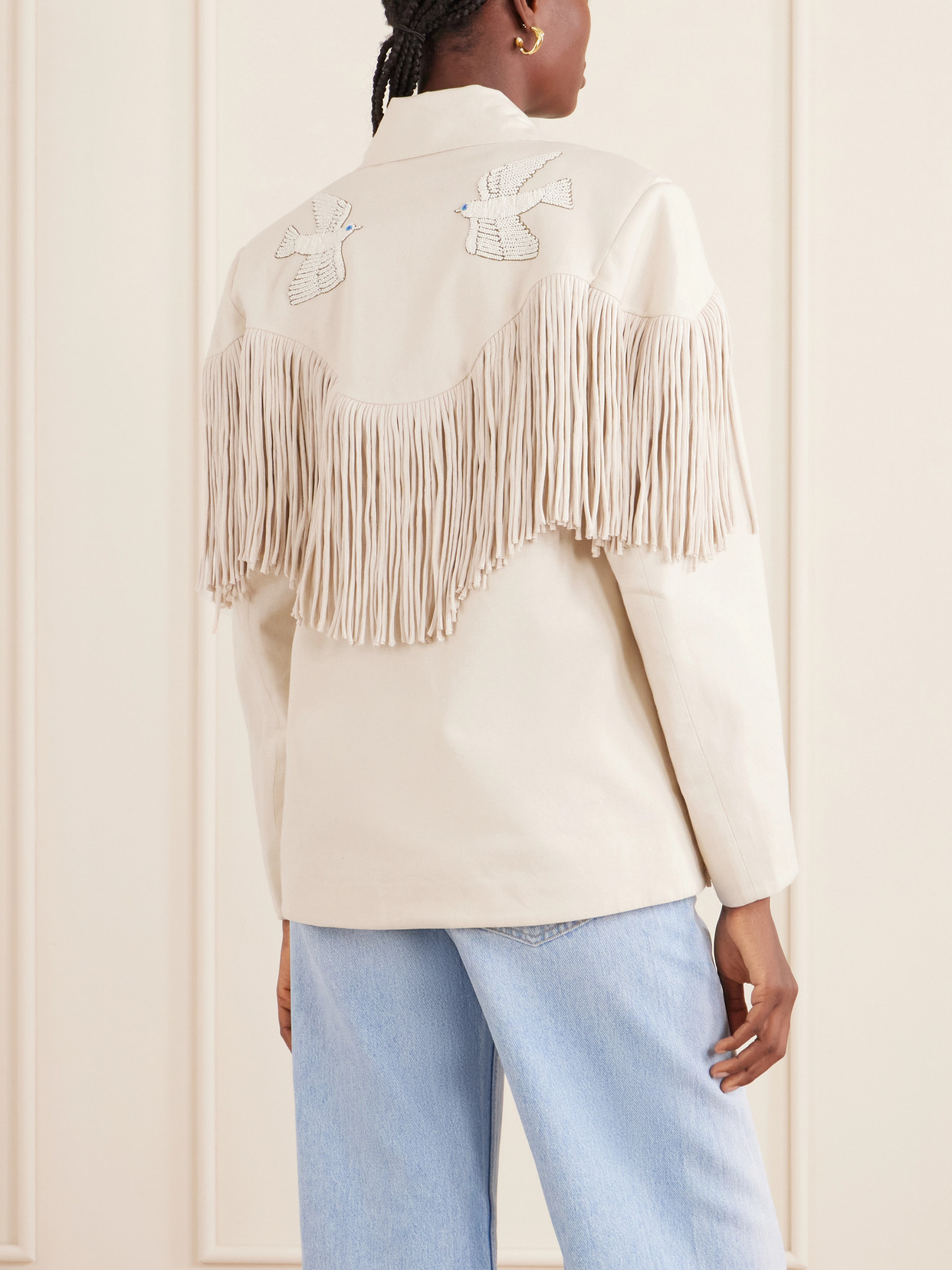 Jude Fringed Cotton-Canvas Jacket
