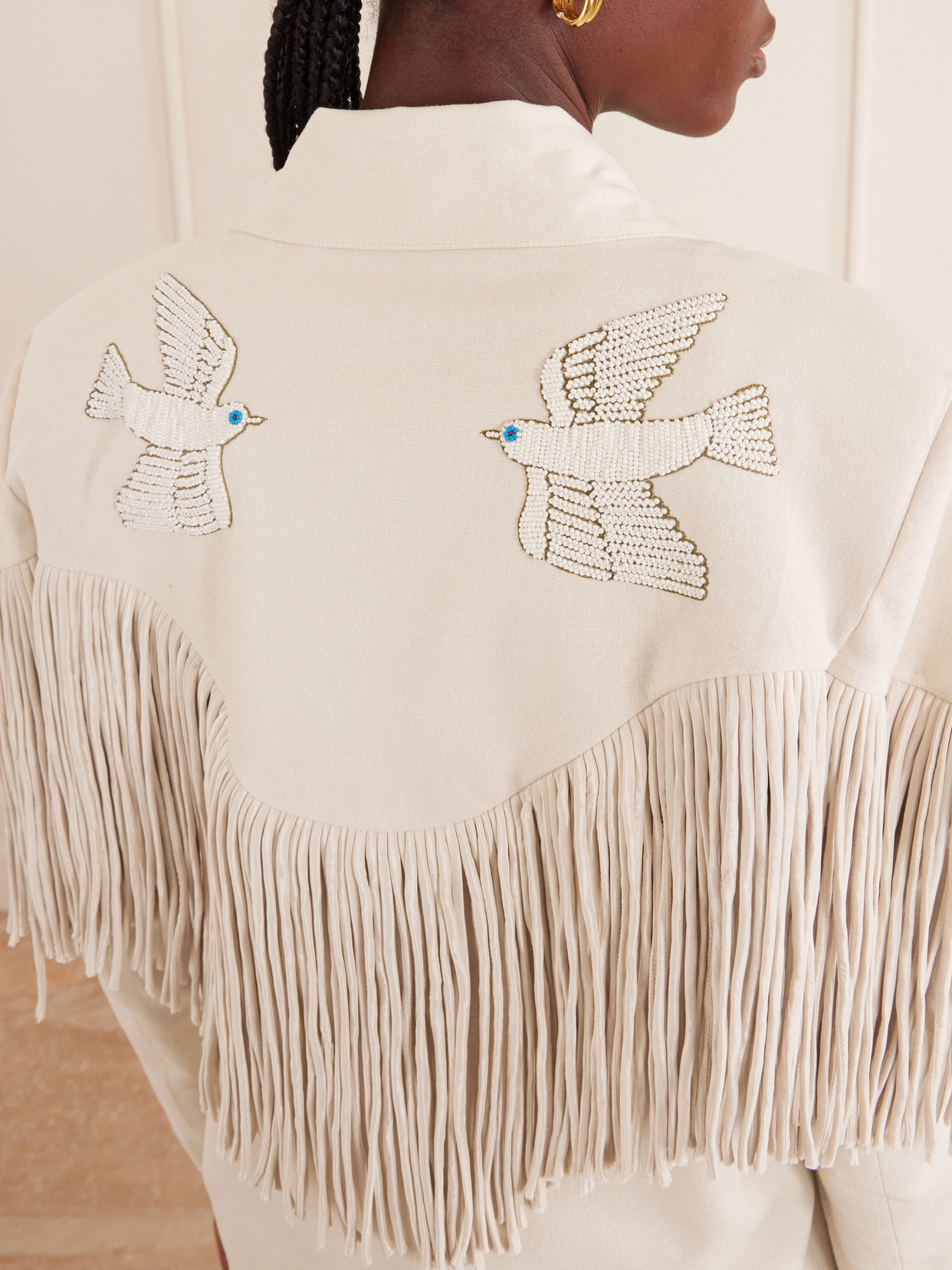 Jude Fringed Cotton-Canvas Jacket
