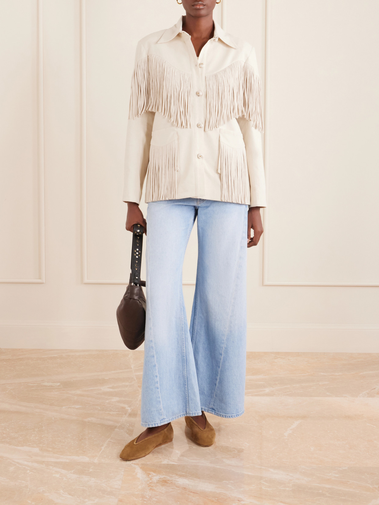 Jude Fringed Cotton-Canvas Jacket