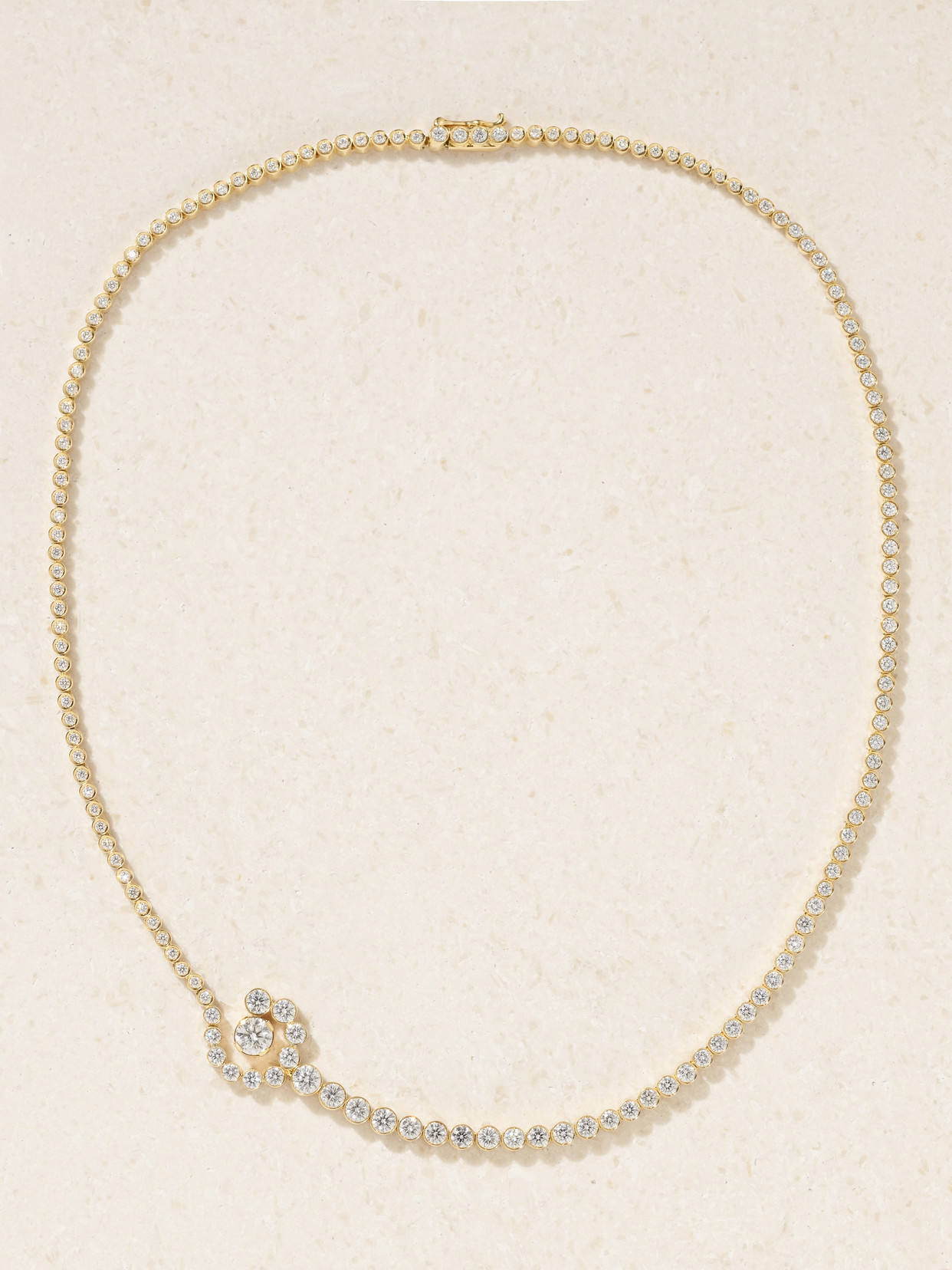 Sophie Bille Brahe Escargot 18-karat Gold Diamond Necklace