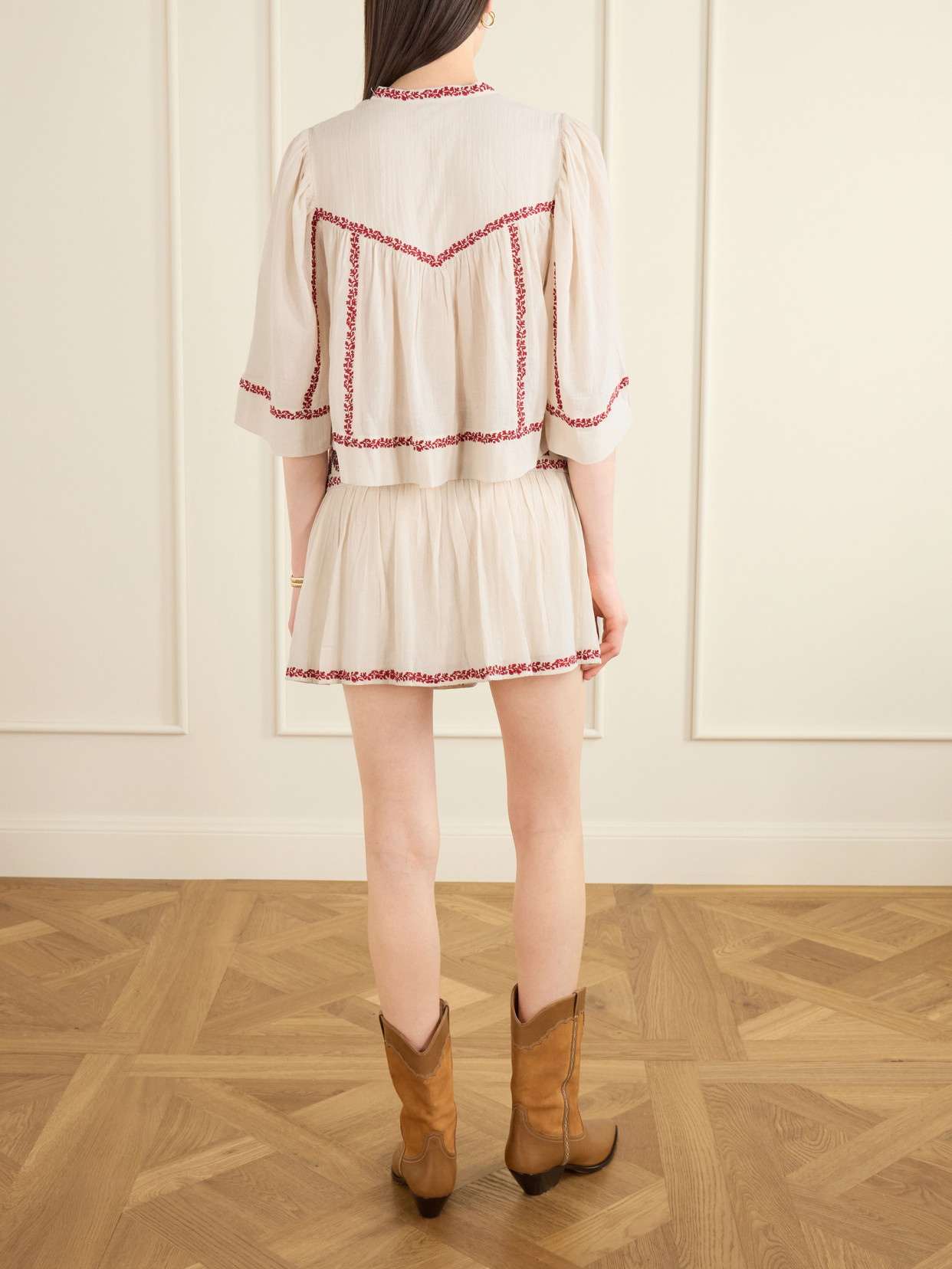 Marant Étoile - Juline Embroidered Organic Cotton Shirt