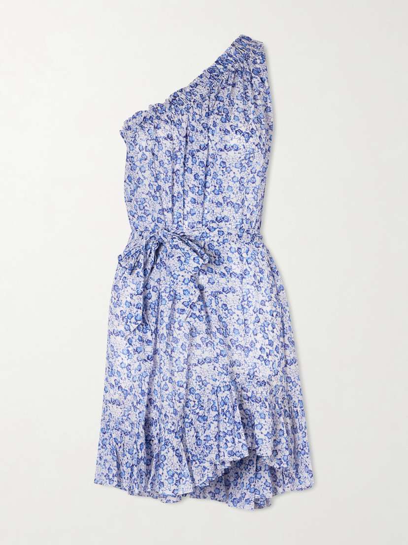 Marant Étoile Estella Floral-print Organic Cotton Mini Dress