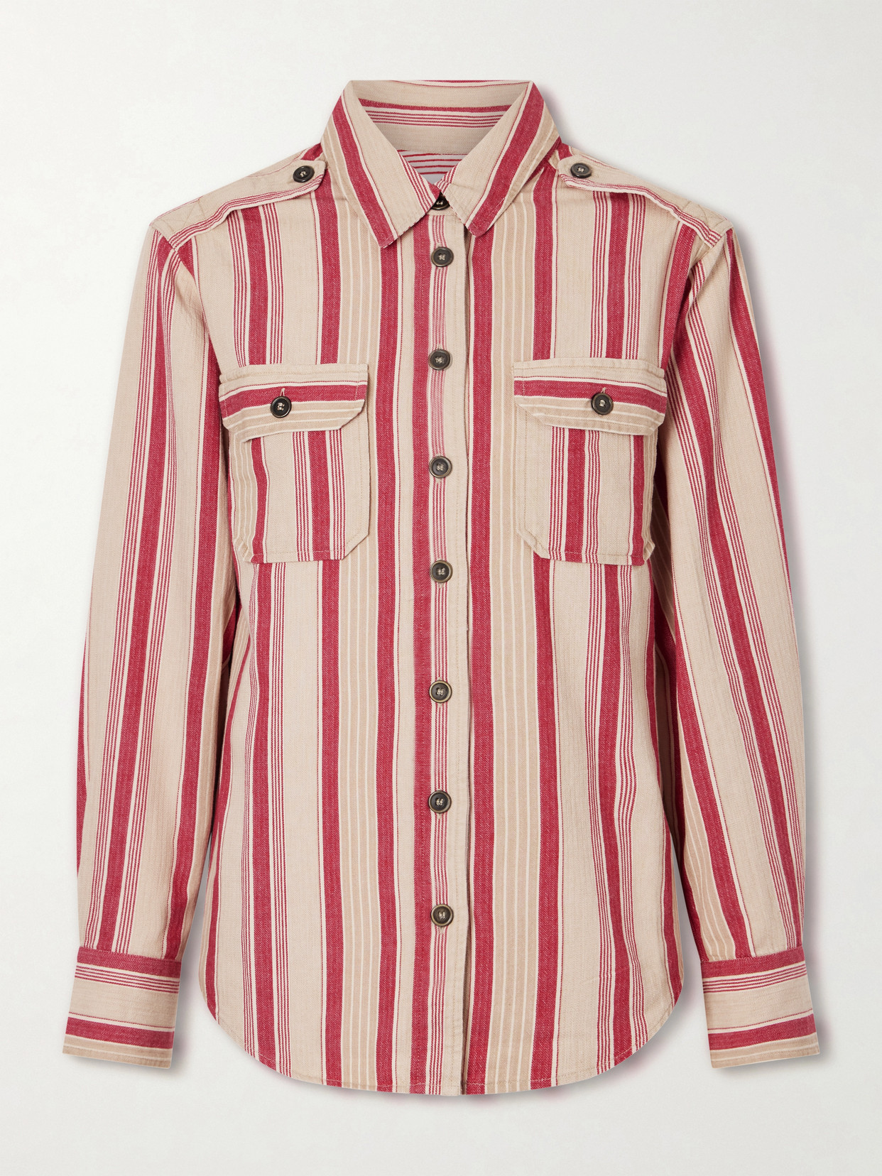 Marant Étoile - Gelva Striped Cotton Shirt