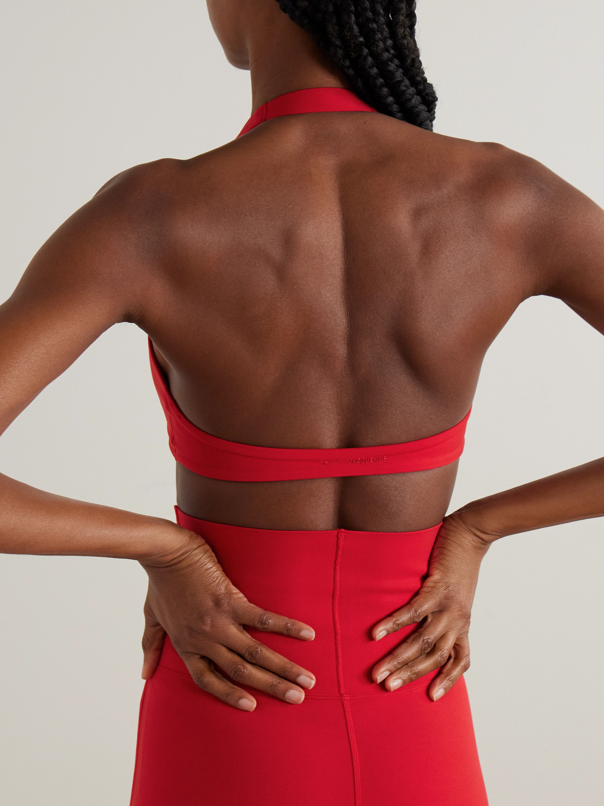 Nike + Jacquemus Stretch-jersey Sports Bra In Red
