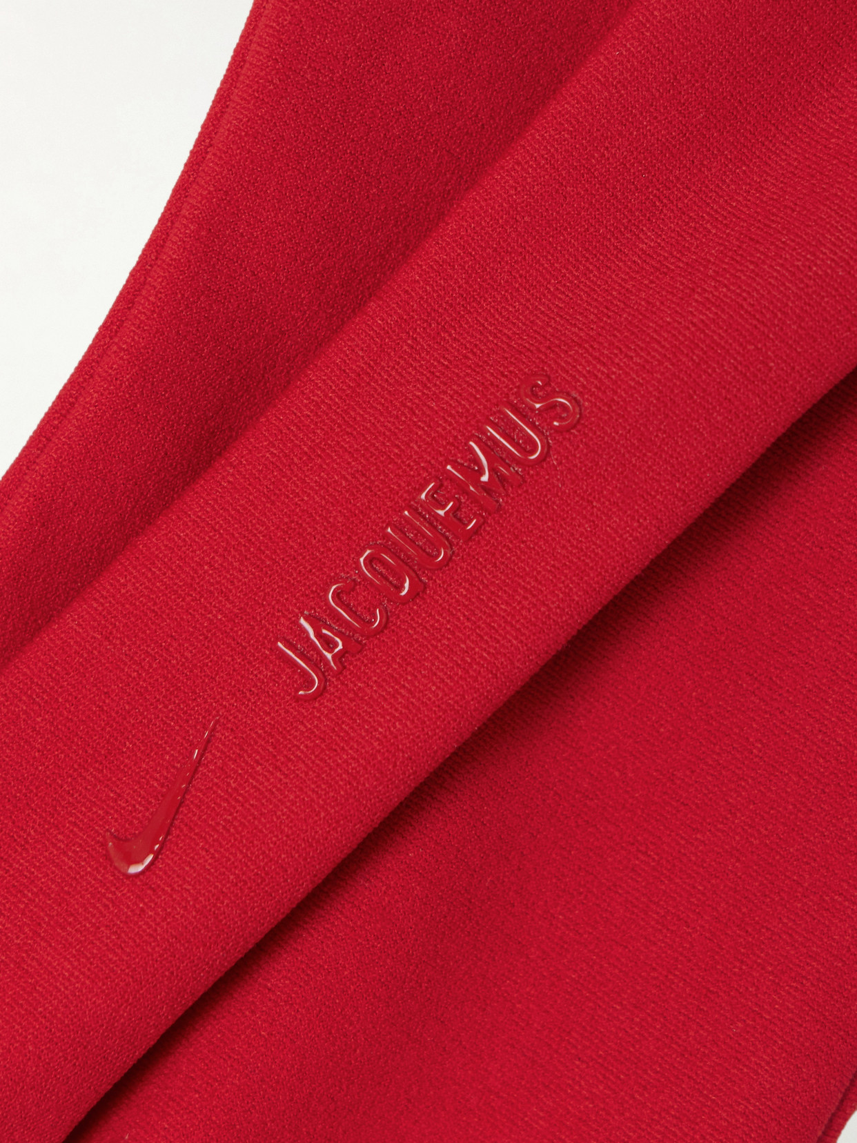 Nike + Jacquemus Stretch-jersey Sports Bra In Red