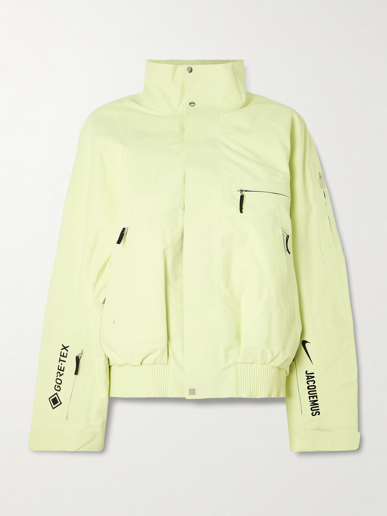 Nike + Jacquemus Convertible Padded Gore-tex Ski Jacket In Yellow