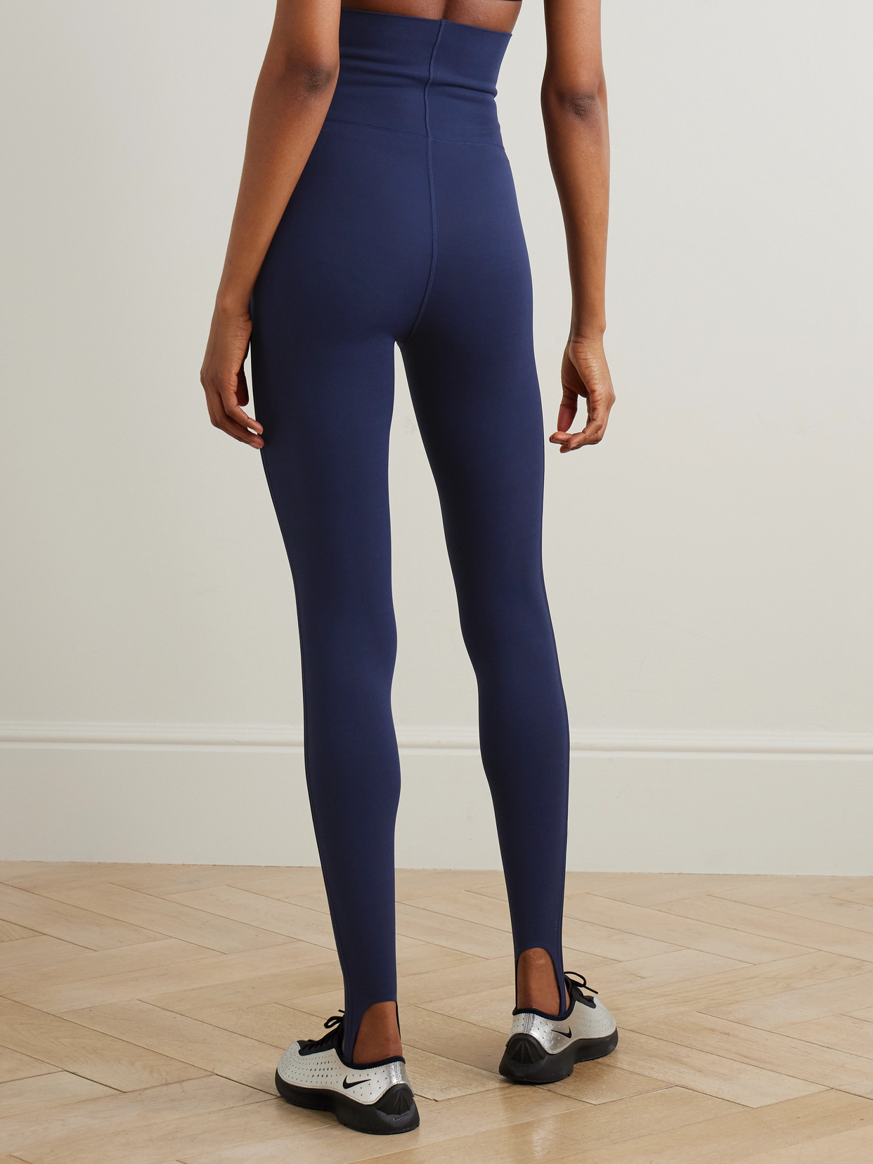 Nike + Jacquemus Stretch-jersey Stirrup Leggings In Blue